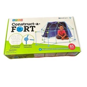 Construct a Fort MinnARK Sports 85 piece Building Set STEM 3+ Fun Kid Creative